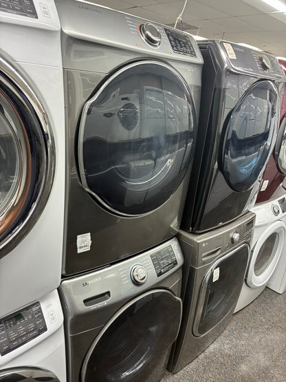 Samsung electric washer and dryer 27” front load slate
