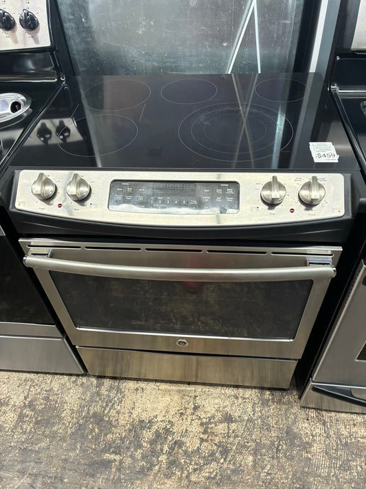 GE electric slide in range stainless steel 30”