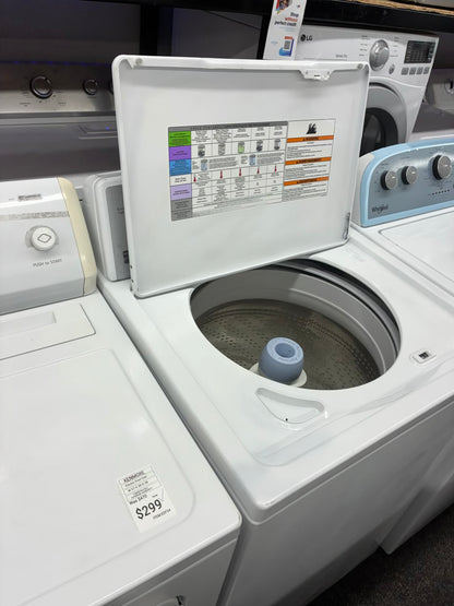 Kenmore top load large capacity white 27”