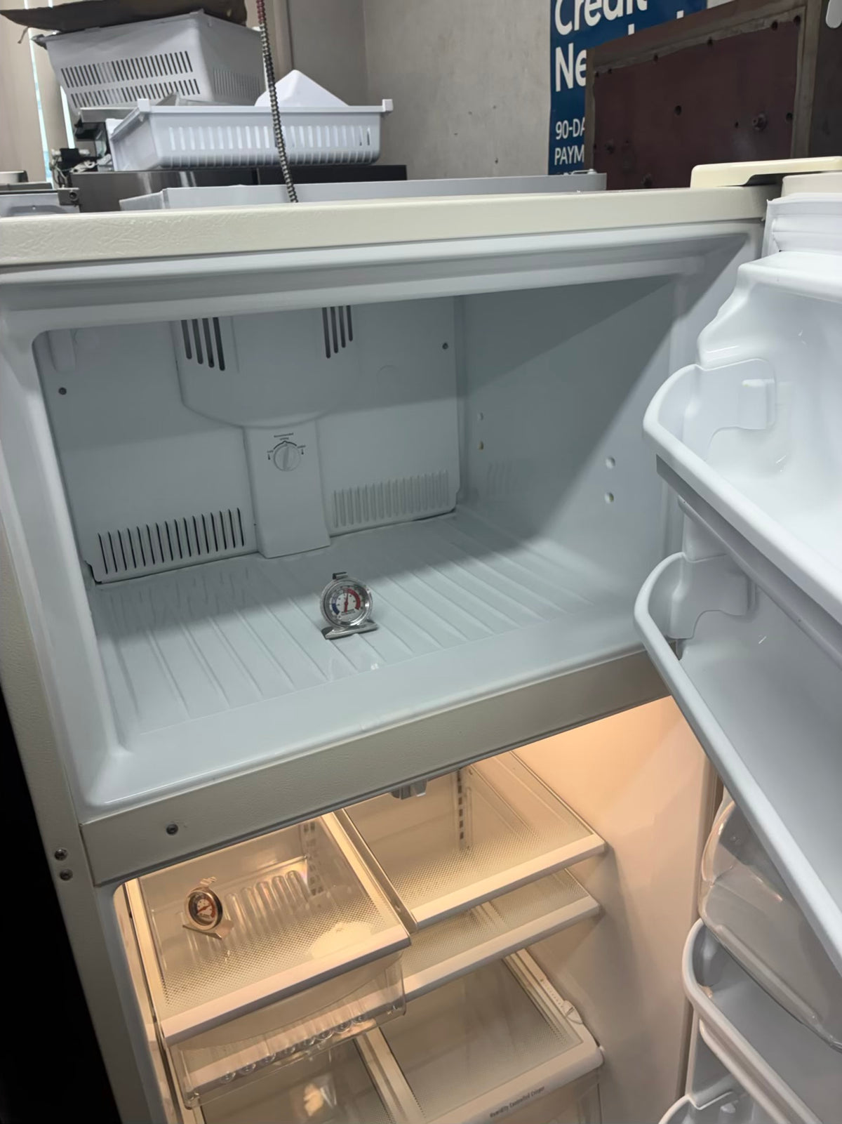 Frigidaire top freezer refrigerator  30”