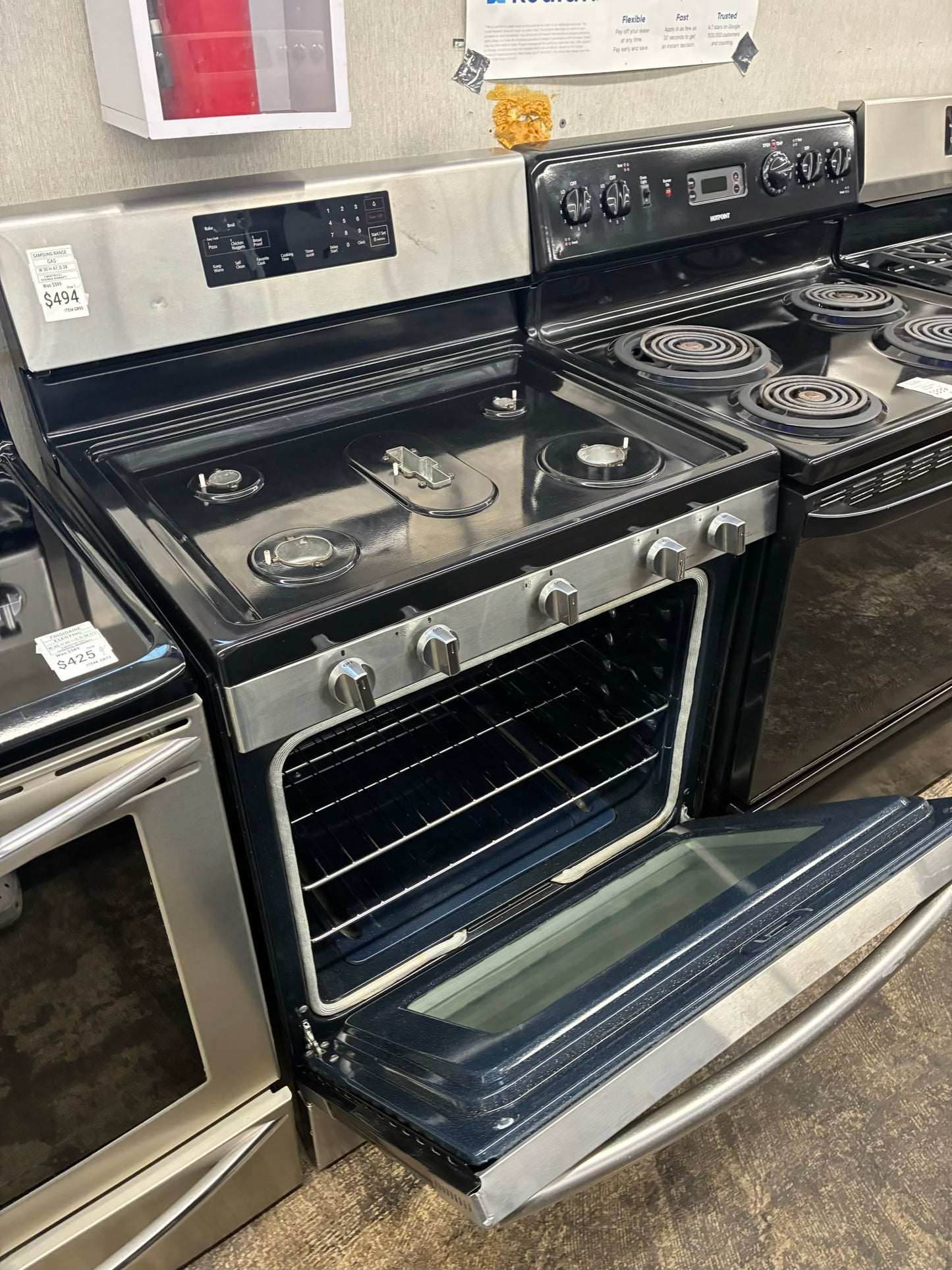 Samsung Gas Range Stainless Steel 5 Burners 30”