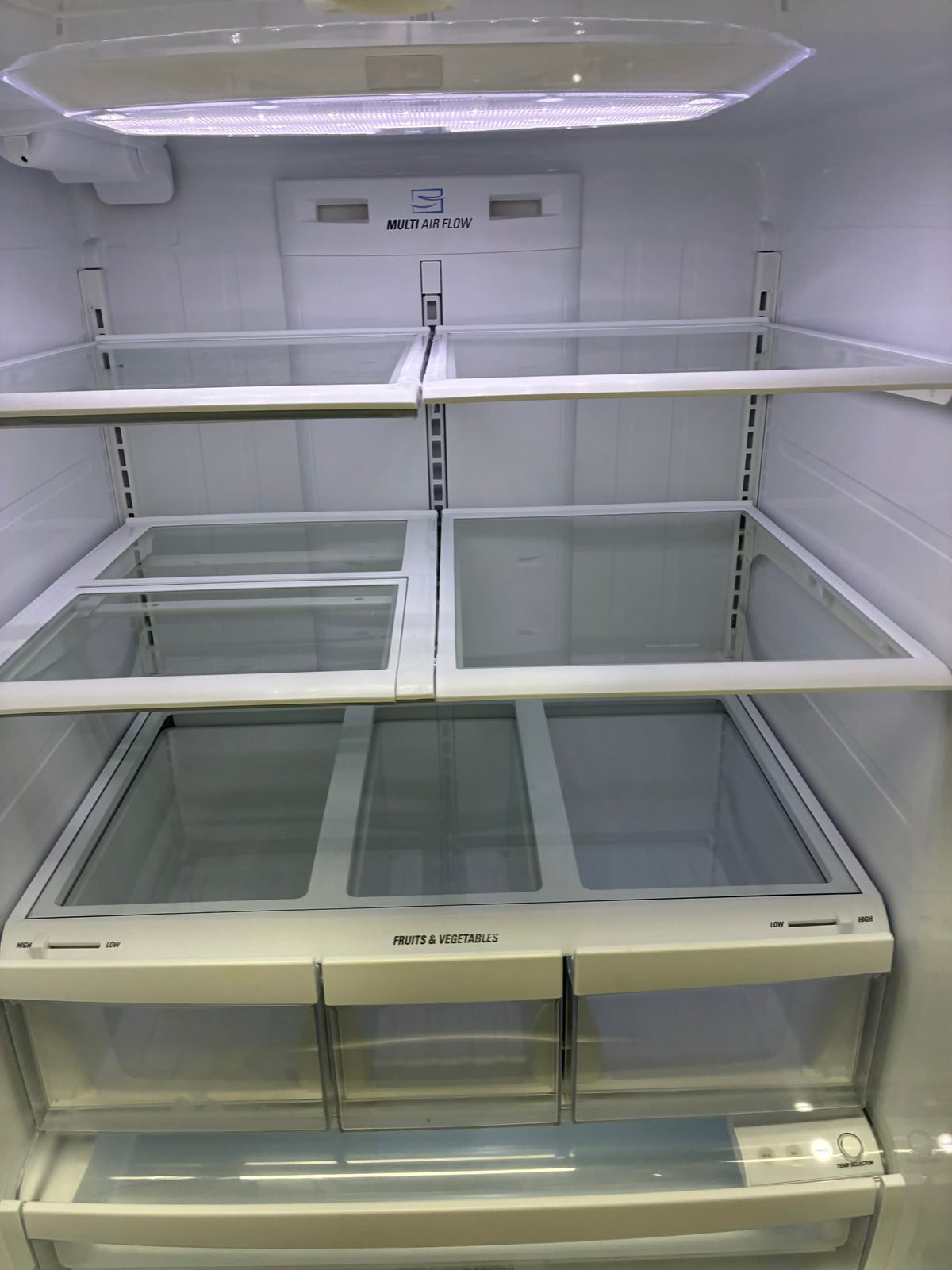 LG French door refrigerator stale stainless steel 33” ice maker water dispenser