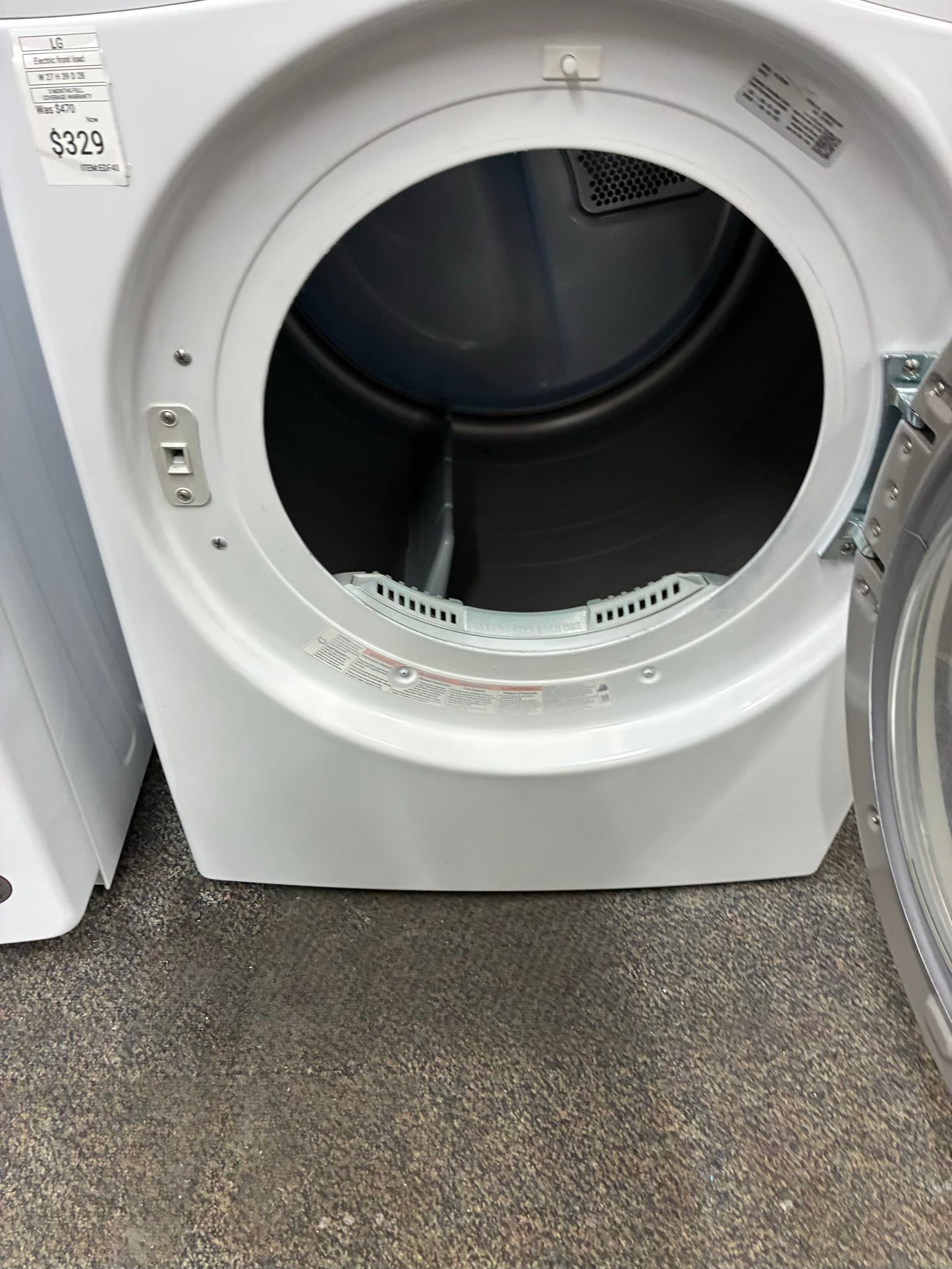 LG Electric Dryer 27” white