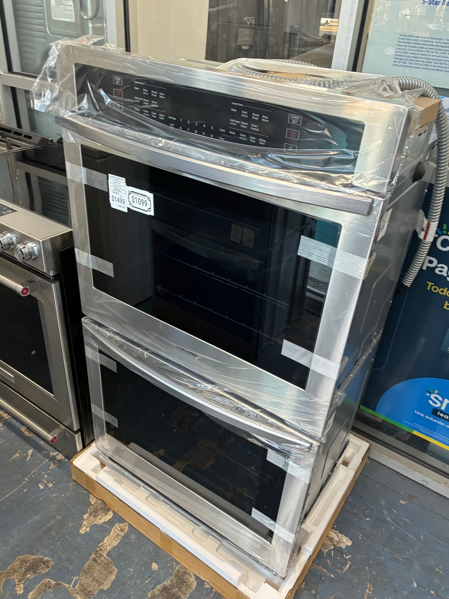 Samsung 27” Double electric Oven OPEN BOX ORIGINAL PRICE $1499