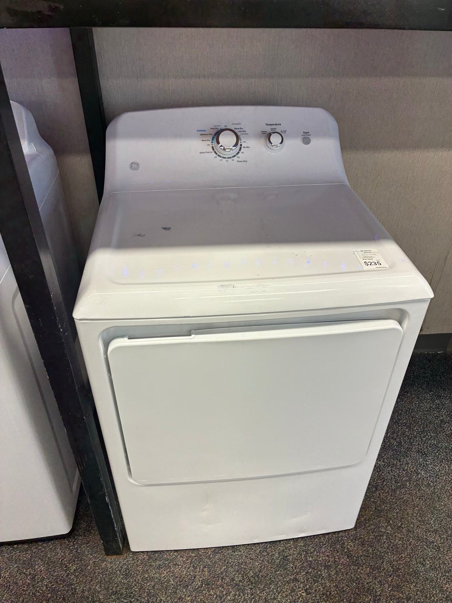 GE electric dryer 27” large capacity