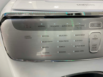 - ITEM:W73A Samsung  6 cu. ft. Smart High-Efficiency Front Load double Washer with Super Speed color white