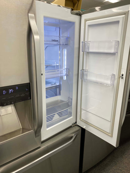 - Item: #RF86F  LG French door refrigerator stainless steel w/water ice dispenser 36 in.