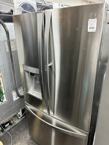 Kenmore french door refrigerator stainless steel with ice maker 36”