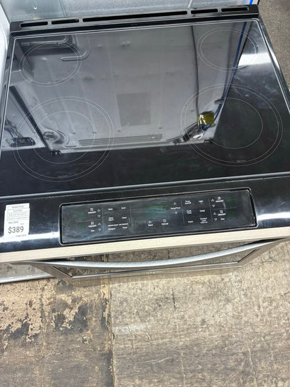 Whirlpool electric stainless steel range 4 burner 30 inch