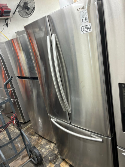 Samsung French door refrigerator stainless steel 30”