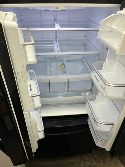 LG French door refrigerator black 33 in