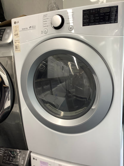 LG  front load electric dryer 220v large capacity stackable 27”