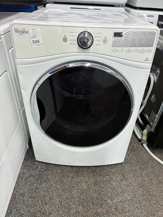 Whirlpool Electric Dryer 27”  white