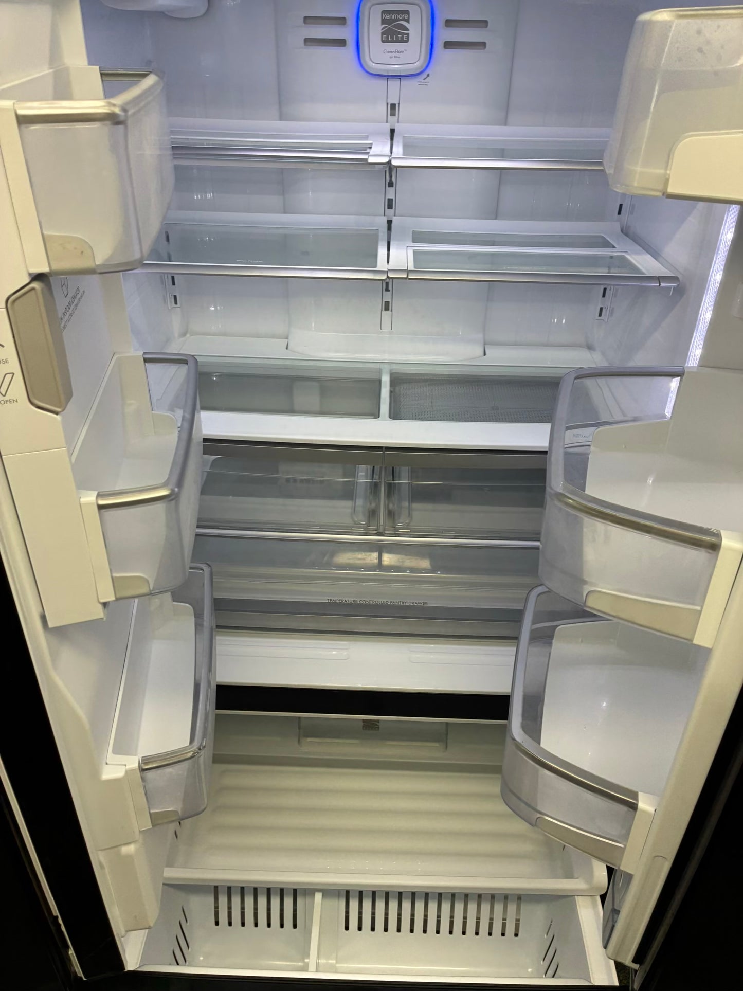 Kenmore French door refrigerator stale stainless steel 36” ice maker water dispenser COUNTER DEPTH