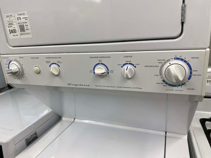 Item: #LC95C Frigidaire laundry center  washer and dryer set GAS stackable 27”
