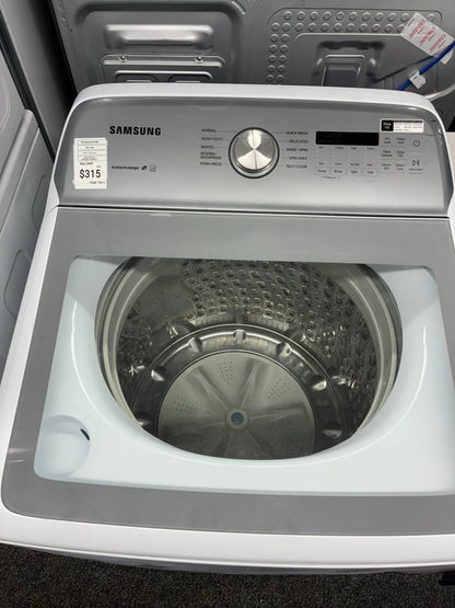 Samsung top load washer  large capacity side x side 27”