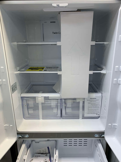 ★ Samsung Open Box 17.5 cu. ft. 3-Door French Door Smart Refrigerator in Stainless Steel, Counter Depth RF3382