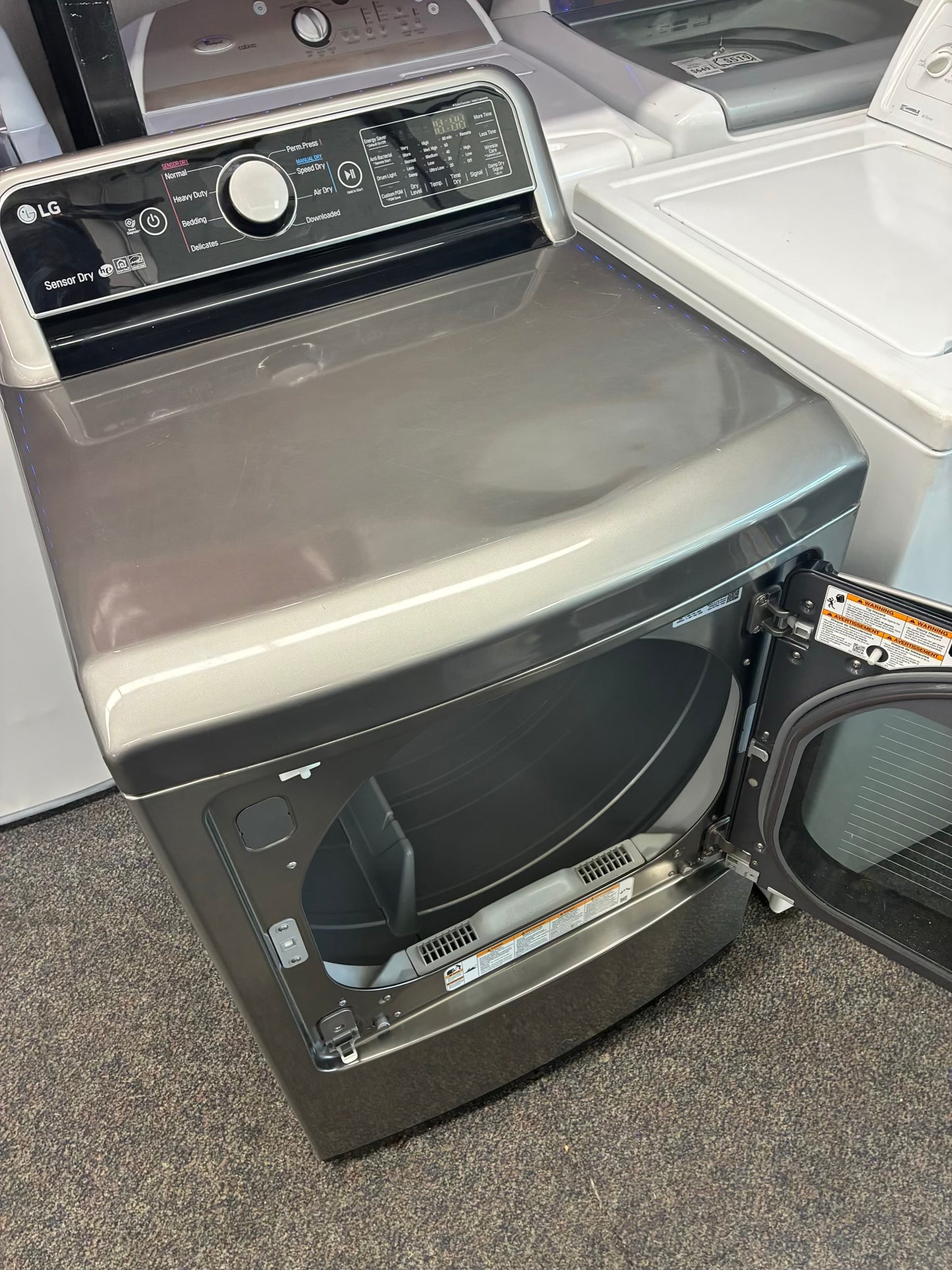 LG electric dryer 27” large capacity slate