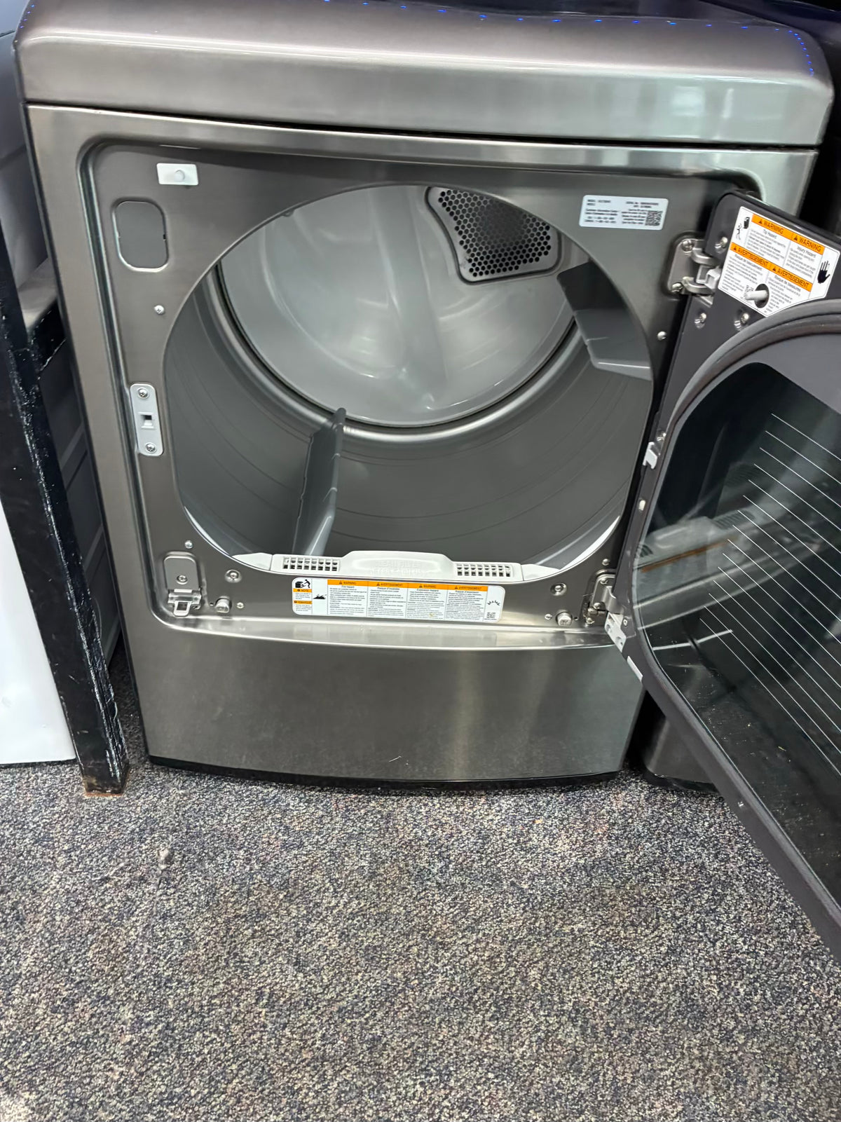 LG electric washer and dryer 27” top load