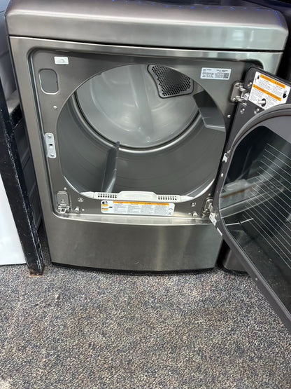 LG electric washer and dryer 27” top load