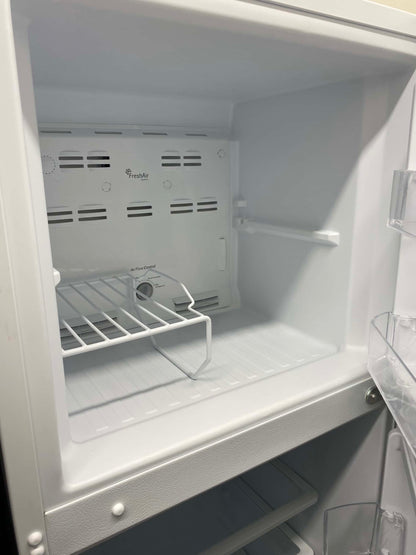 - ITEM: #RF96C Whirlpool top freezer white refrigerator  24 inc