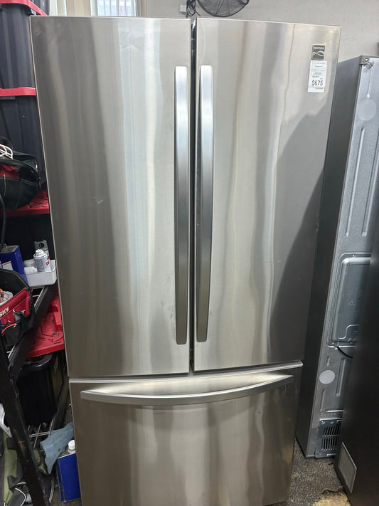 Kenmore French door refrigerator stainless Steel 33 in
