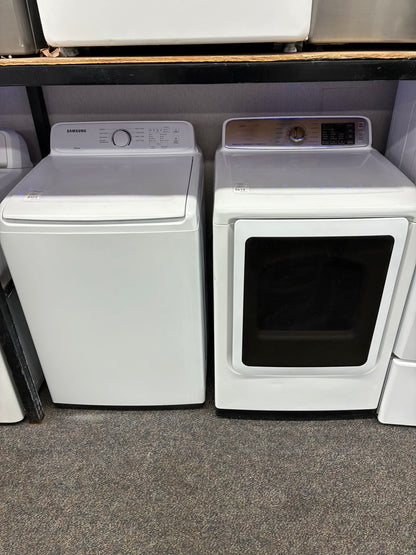 SAMSUNG WASHER N DRYER TOP LOAD ELECTRIC 27” SIDE BY SIDE LARGE CAPACITY