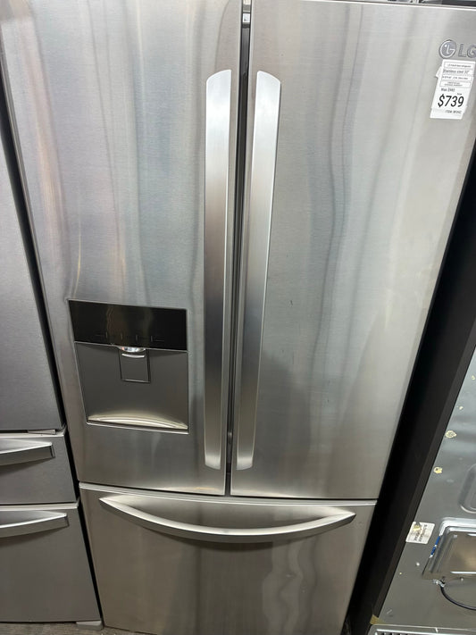 LG French door refrigerator slate stainless steel 30”, Ice Maker