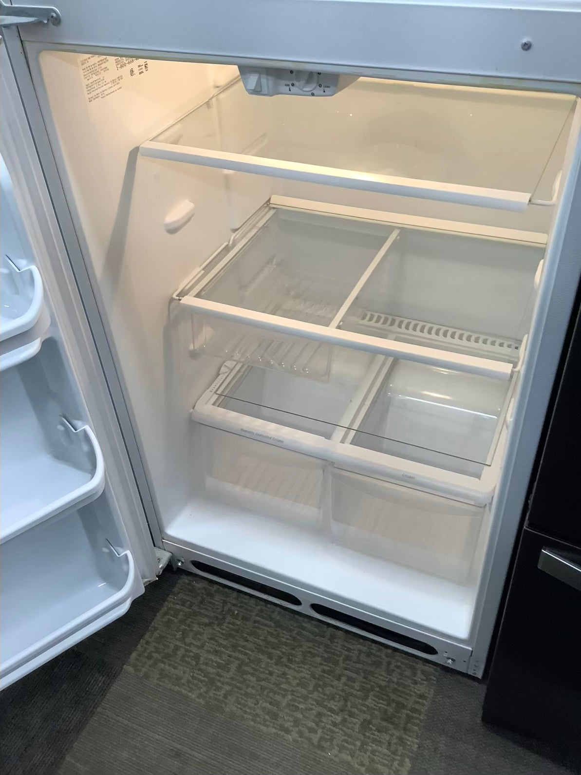 White Frigidaire Top Freezer 30”