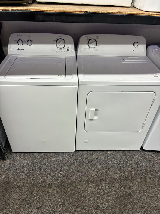 Amana  gas washer 27” and dryer 29” top load