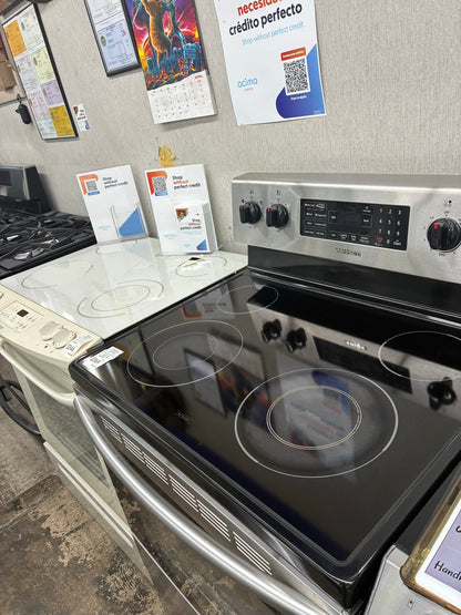 Samsung electric stainless steel range 4 burner 30 inch