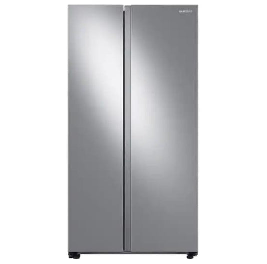 Samsung 36 in. 28 cu. ft. Smart Side by Side Refrigerator in Fingerprint-Resistant Stainless Steel, Standard Depth RF539