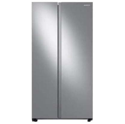 ★ Samsung Open Box 36 in. 28 cu. ft. Smart Side by Side Refrigerator in Fingerprint-Resistant Stainless Steel, Standard Depth RF539