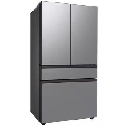 ★ Samsung Open Box  Bespoke 23 cu. ft. 4-Door French Door Smart Refrigerator with Beverage Center in Stainless Steel, Counter Depth RF4461