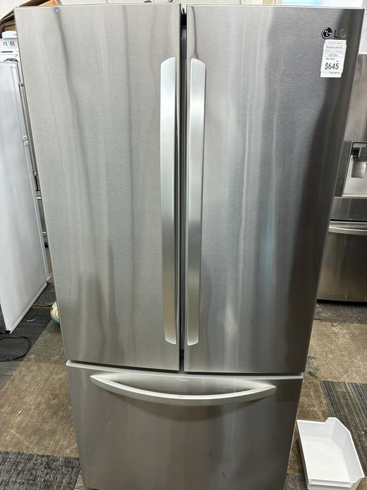 LG French door refrigerator stainless steel 33 in
