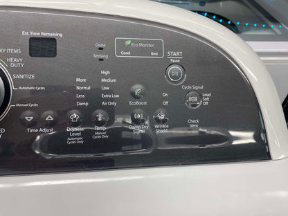 TEM: #ED74D Whirlpool  cabrio electric dryer large capacity side x side 29 in