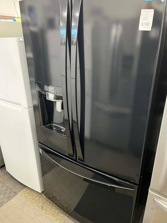 - ITEM: #RF74S  kenmore  French door refrigerator slate black 36”