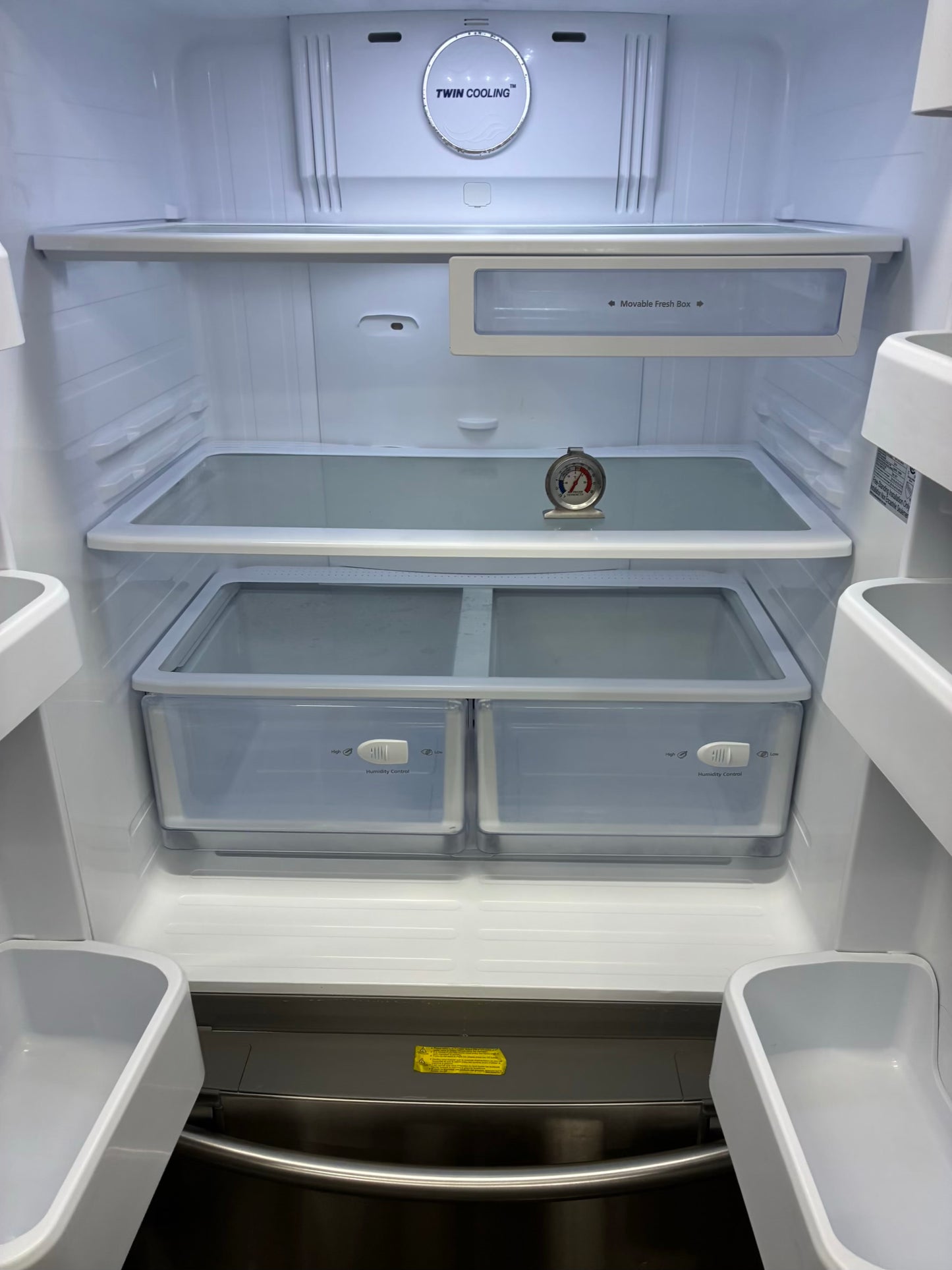 Samsung French door refrigerator stainless steel 30”