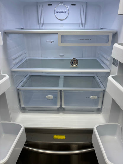 Samsung French door refrigerator stainless steel 30”