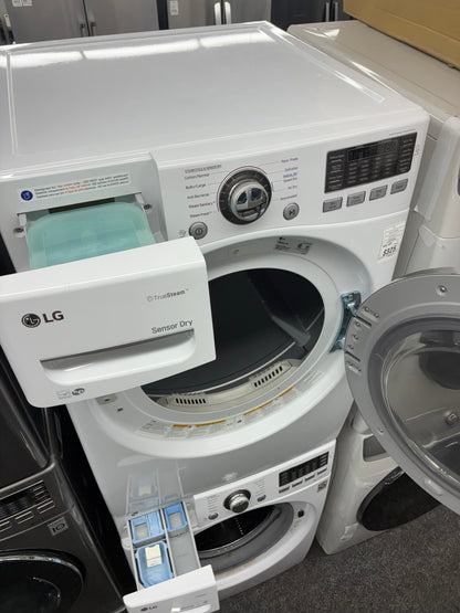 LG WASHER N DRYER FRONT LOAD ELECTRIC 27” WHITE