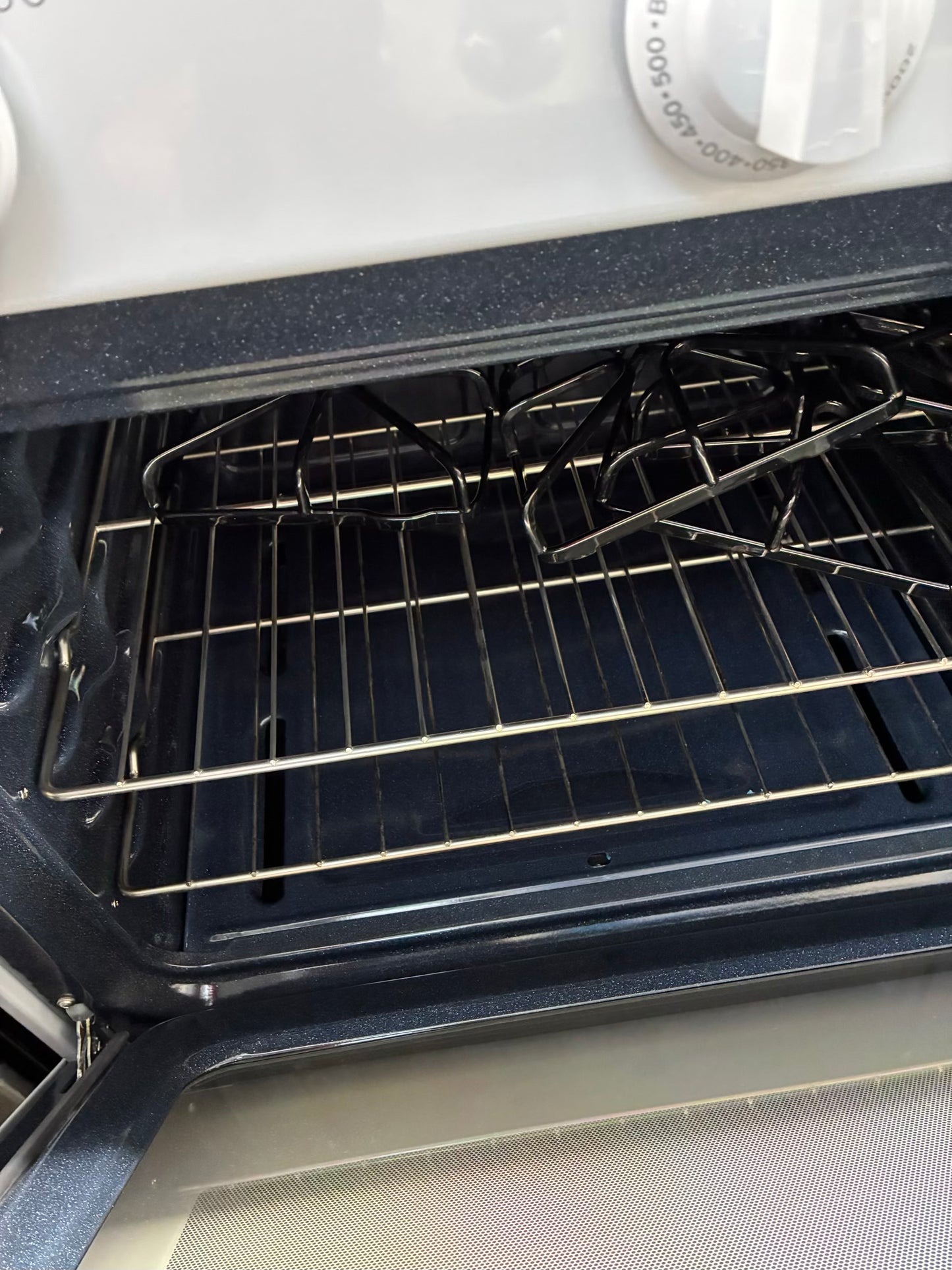 GE gas range 4 burners white  30”