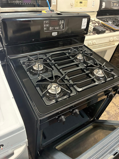 Maytag Gas Range Black 4 Burners 30”