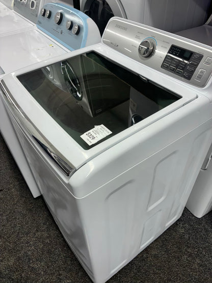Samsung top load large capacity white 27”
