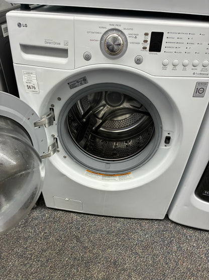 LG WASHER N DRYER FRONT LOAD ELECTRIC 27” WHITE