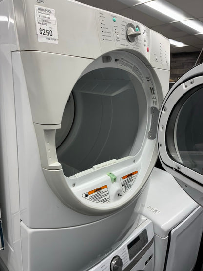 Whirlpool Electric Dryer 27” white front load