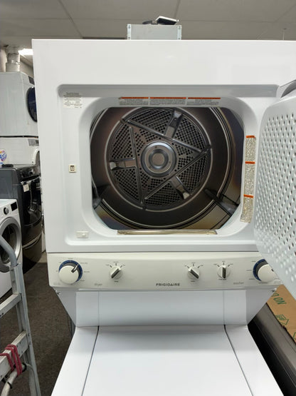 Frigidaire laundry center  washer and dryer set electric stackable 27”