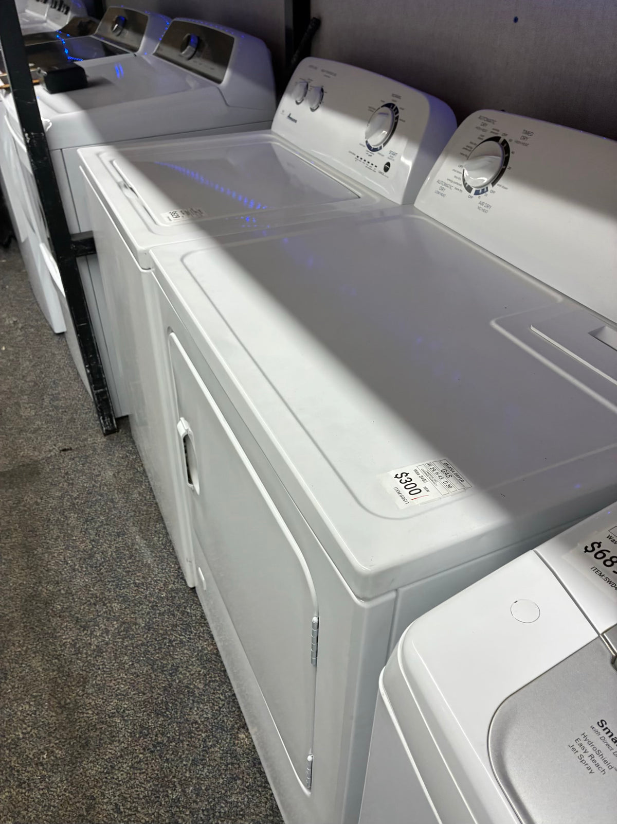 Amana  gas washer 27” and dryer 29” top load