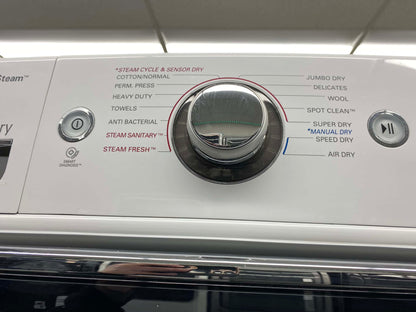 Item: #WD18S LG high efficiency and electric dryer stainless steel drum front load ,large capacity stackable or side by side 29” in