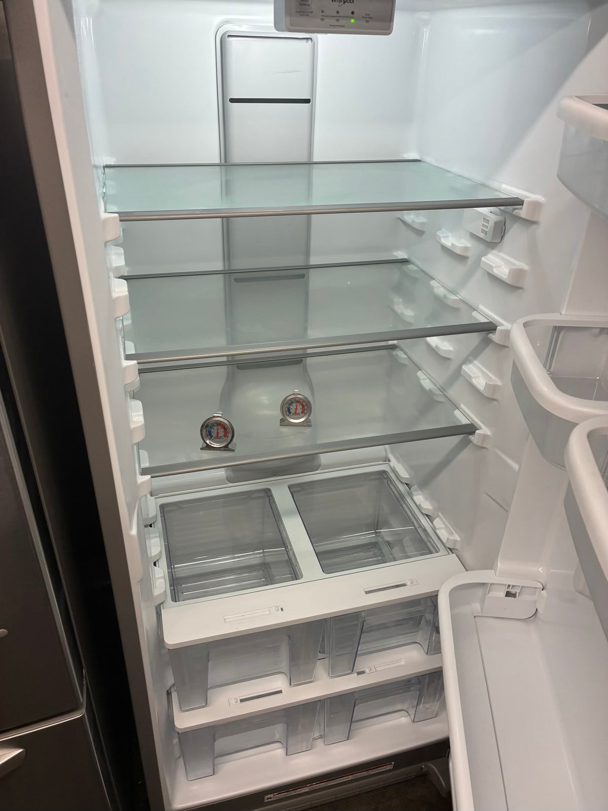 Whirlpool refrigerator  30” stainless steel