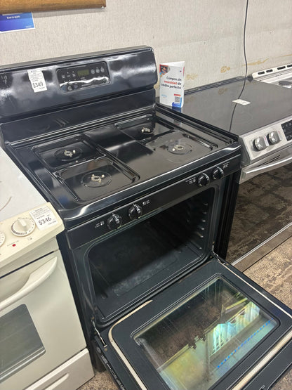 Frigidaire Gas Range black 4 Burners 30”